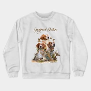 Brittany Spaniel Crewneck Sweatshirt